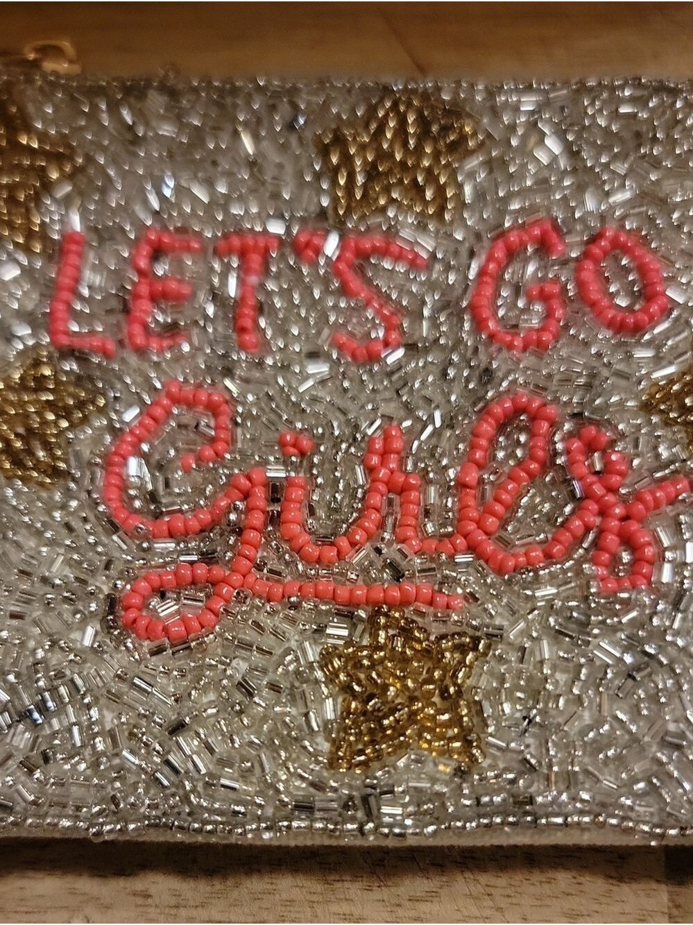 Let's Go Giirls breaded coin purse - Picture 3 of 7